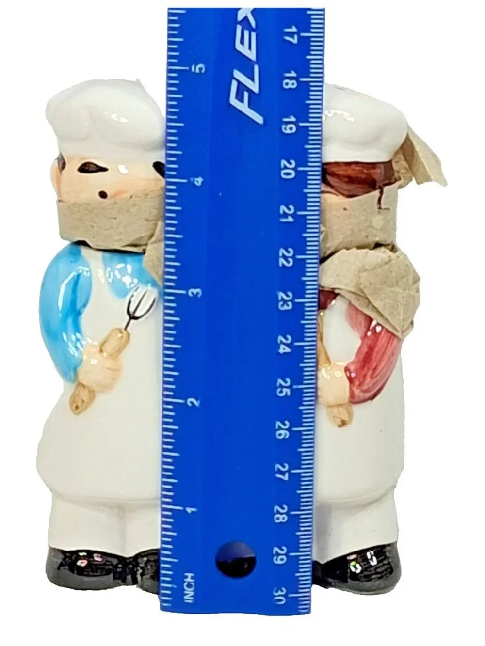 Alco Shakeables Chef And Baker Salt And Pepper Head Shakers NIB 5